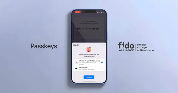 পাসকী (Passkeys) - পাসওয়ার্ডের দিন কি শেষ?