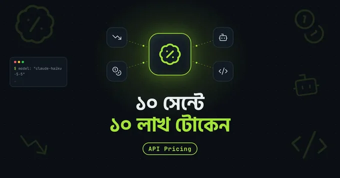 ১০ সেন্টে ১০ লাখ টোকেনঃ ক্লড হাইকু ৫.৫ কি ছোট ডেভেলপারদের খেলা বদলে দিবে?